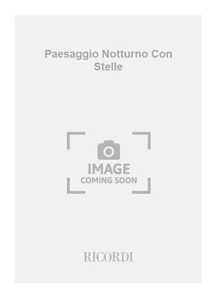 Paesaggio Notturno Con Stelle